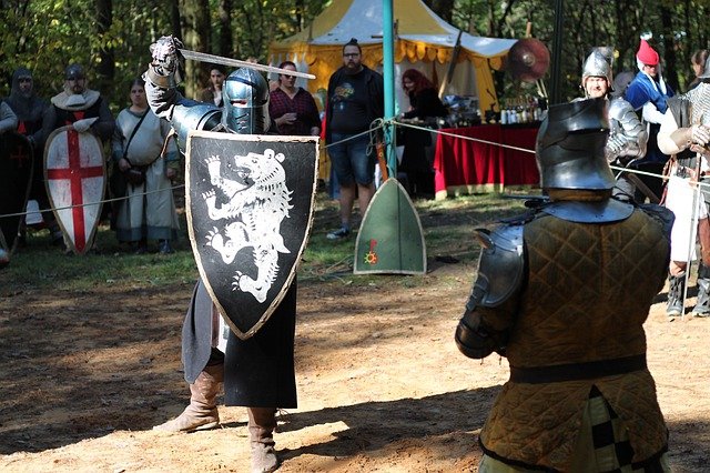 średniowieczny turniej rycerski